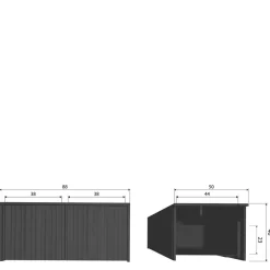 Wohnen Sideboards & Kommoden|Skandinavische Möbel*Lowboard in Eiche Natur - Banyo
