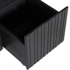 Wohnen Lowboard in Schwarz Kiefer - Gelvins