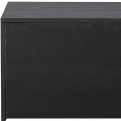 Wohnen Lowboard in Schwarz Kiefer - Gelvins