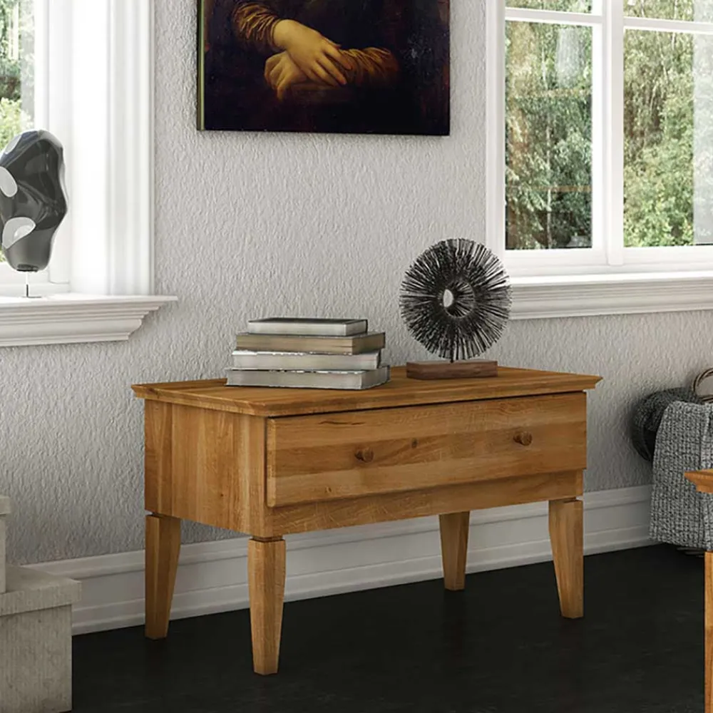 Wohnen Lowboard Masdamos aus Wildeiche massiv geölt