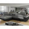 Wohnen Schlafsofas*L-Schlafsofa in Grau und Schwarz - Vichada