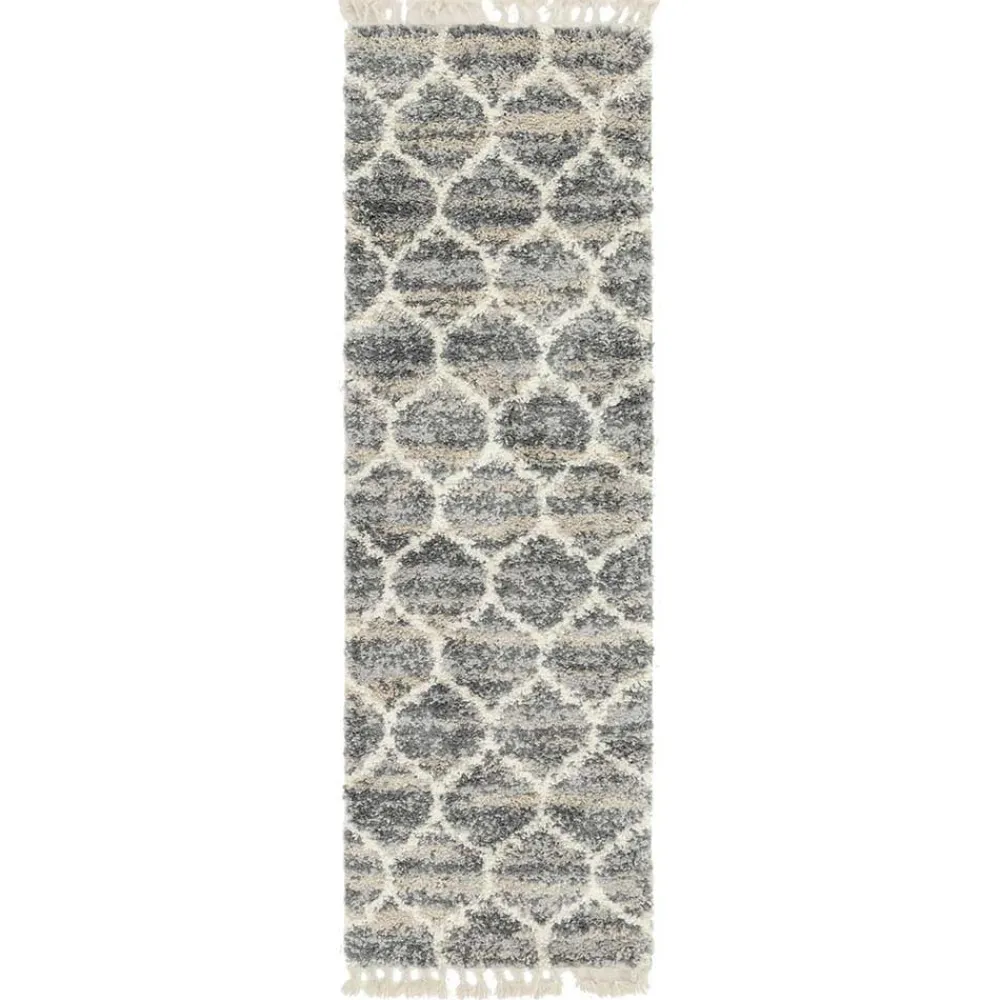 Wohnen Läufer mit Fransen und Kachelmuster - Kalabria