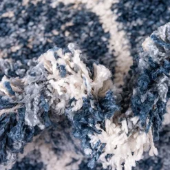 Wohnen Teppiche*Läufer Teppich in drei Größen in Blau und Creme - Addagio