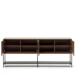 Wohnen Graue Möbel|Küchenschränke*Luftig gestaltetes Sideboard in Nussbaum - Milena