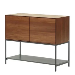 Wohnen Luftige Türen-Kommode in Nussbaumfarben - Milena