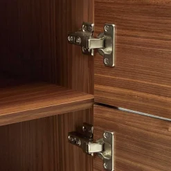 Wohnen Luftige Türen-Kommode in Nussbaumfarben - Milena