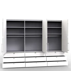 Wohnen Kleiderschränke|Kleiderschränke*3m Schlafzimmerschrank mit neun Schubladen - Rativian