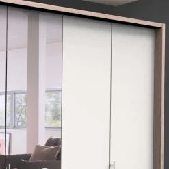 Wohnen 3m Topp Kleiderschrank 3-türig mit Spiegel - Vaclyn