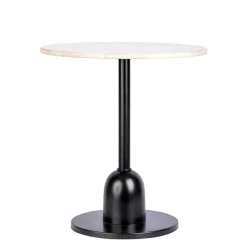 Wohnen Retro Möbel*Marmor Beistelltisch in Cremeweiß - Icy