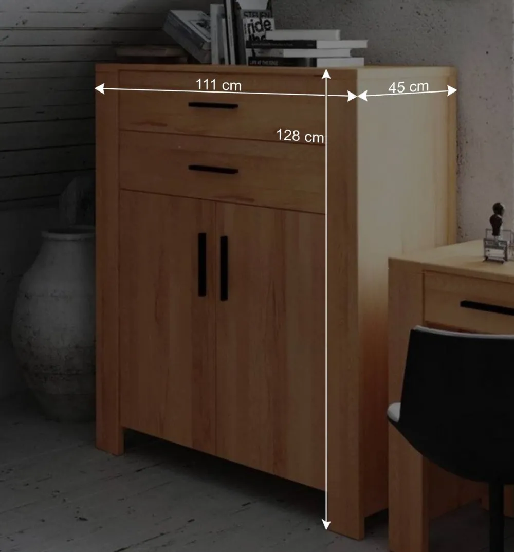 Wohnen Esszimmerschränke|Highboards*Massiv Highboard Mosniak aus Kernbuche geölt