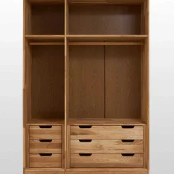 Wohnen Kleiderschränke|Kleiderschränke*Massiv Holzschrank Cranos aus Wildeiche