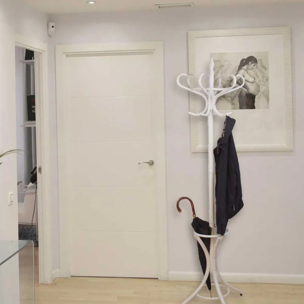 Wohnen Kleiderständer|Garderoben*Massive Holz Standgarderobe in Weiß - Tamyra