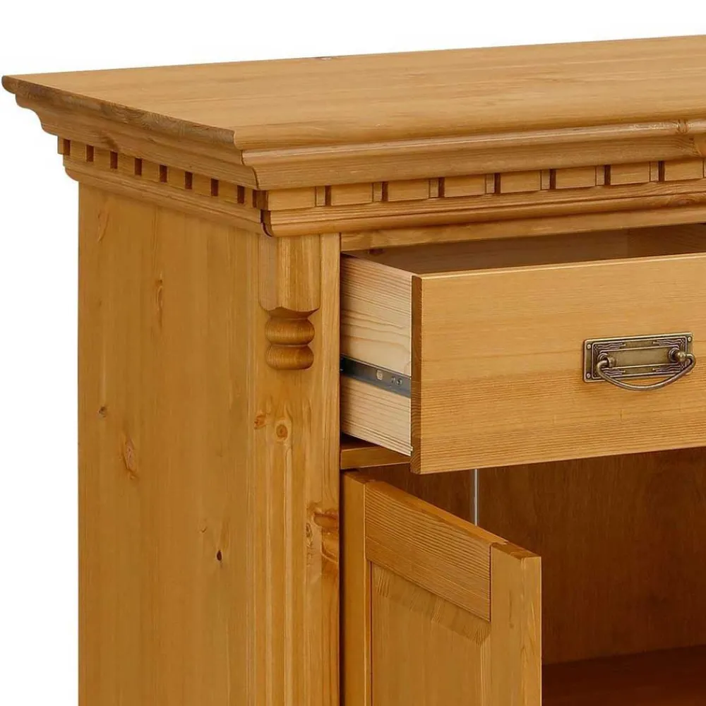 Wohnen Wohnzimmerschränke|Wohnwände*Massive Landhaus Schränke als Set - Fausanda (fünfteilig)