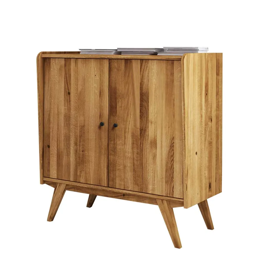 Wohnen Massive Türen-Kommode im Mid Century Stil - Hardus