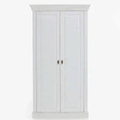 Wohnen Kinderkleiderschränke|Babyzimmerschränke*Massiver Kinder Kleiderschrank in Weiß - Satumare