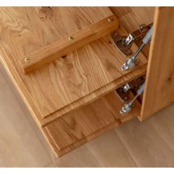 Wohnen Massiver TV Unterschrank mit LED Licht - Cocondar