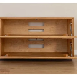 Wohnen Massiver TV Unterschrank mit LED Licht - Cocondar