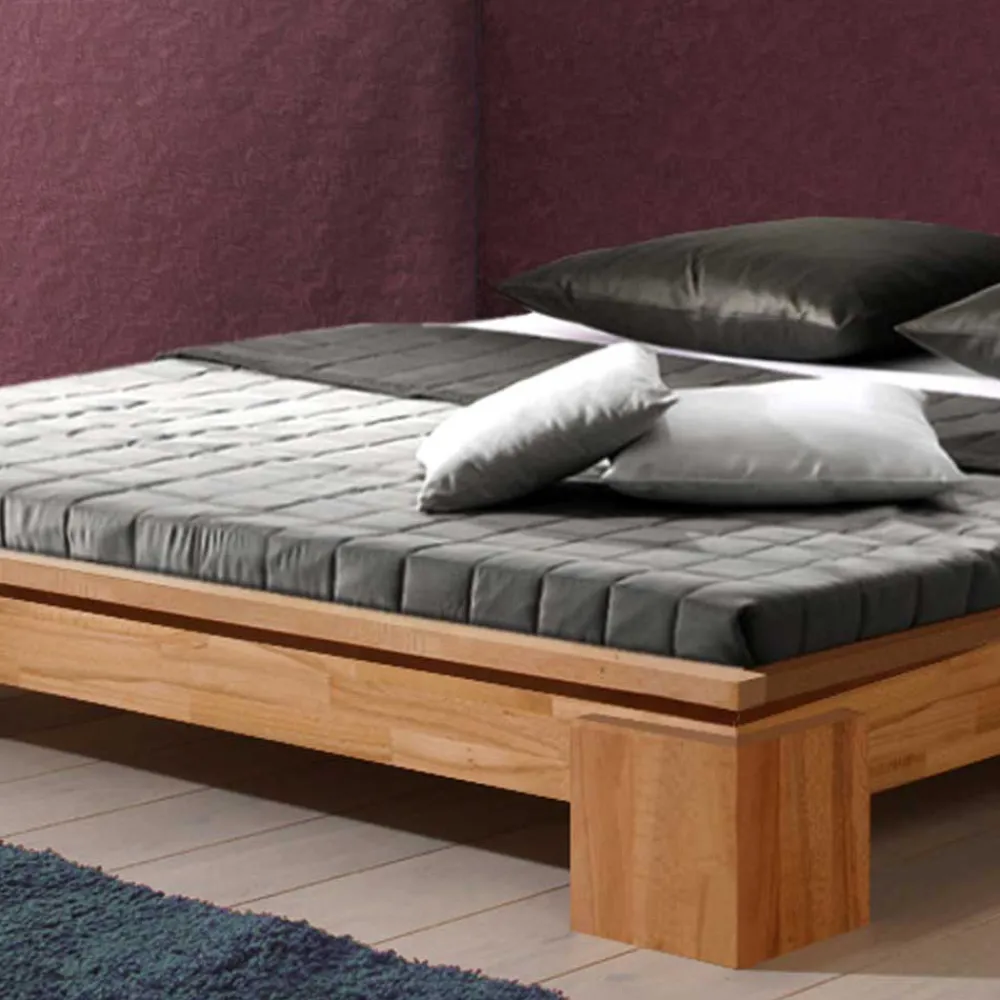 Wohnen Massives Bett Trambona für Dachschrägen