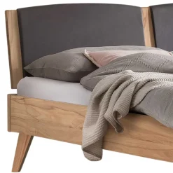 Wohnen Massives Bettgestell aus Wildbuche 140x200 - Telgada