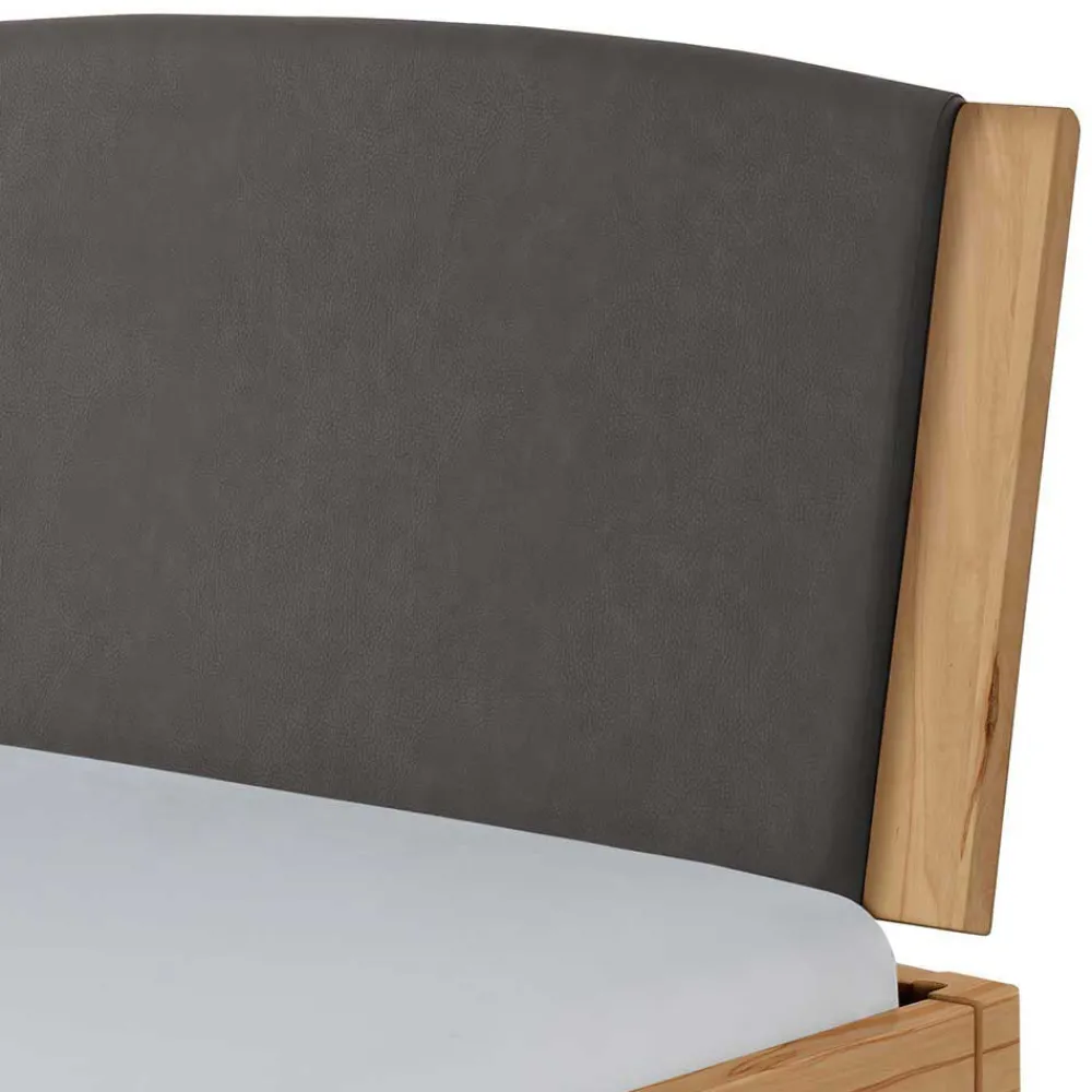 Wohnen Massives Bettgestell aus Wildbuche 140x200 - Telgada