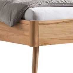 Wohnen Massives Bettgestell aus Wildbuche 140x200 - Telgada