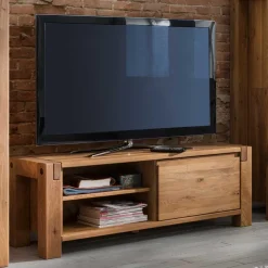Wohnen Massives Eichenholz TV Board 139 cm breit - Tailuv