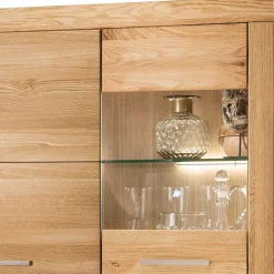 Wohnen Massives Highboard mit vier Türen - Loitons