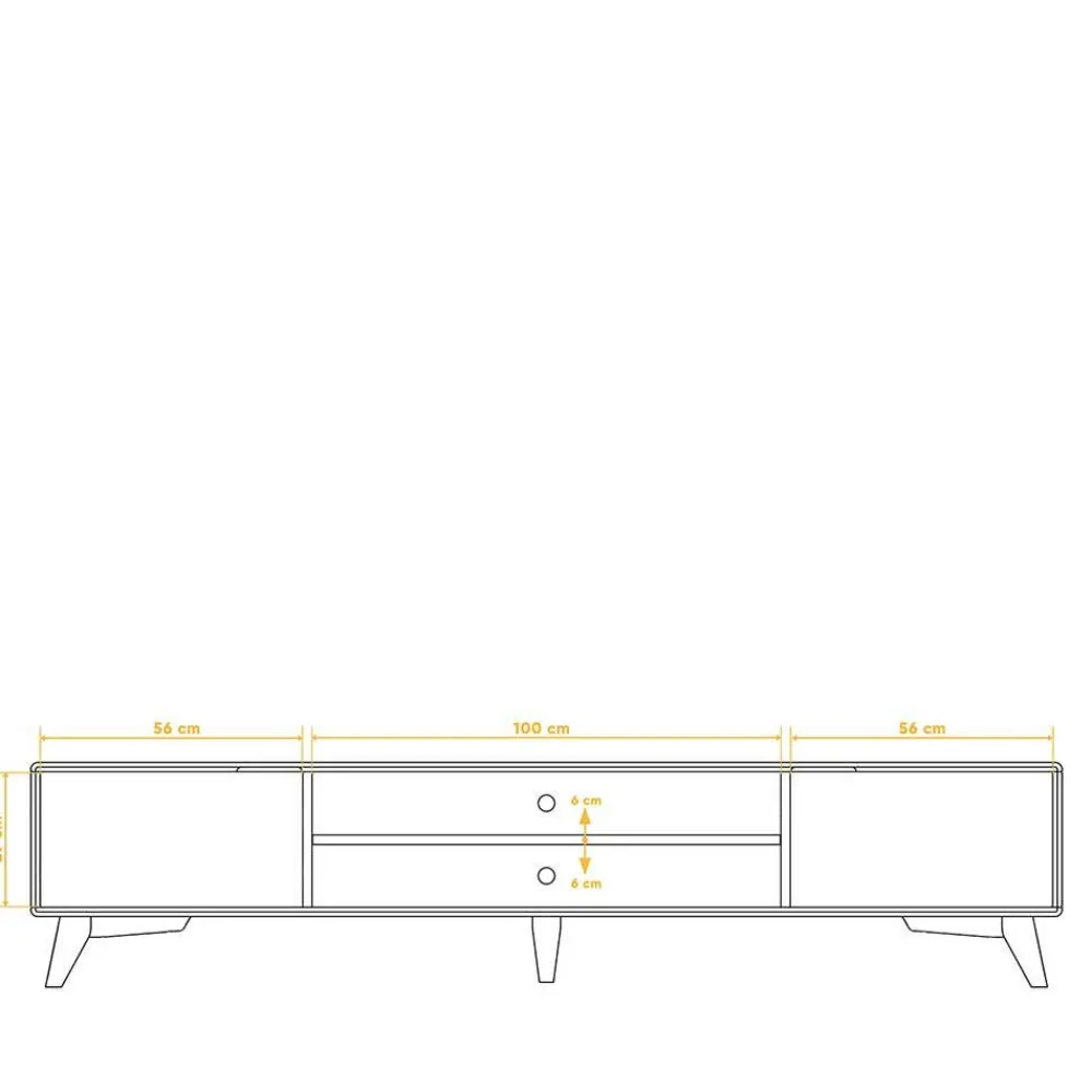 Wohnen Tv & Hifi-Möbel|Tv & Hifi-Möbel*Massives TV Element aus geölter Kernbuche - Junola