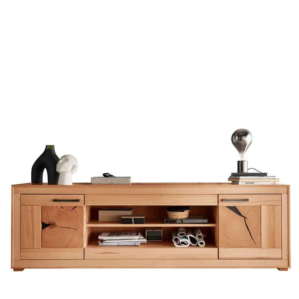 Wohnen Sideboards & Kommoden|Sideboards & Kommoden*Massives TV-Board aus geölter Kernbuche - Sarosca