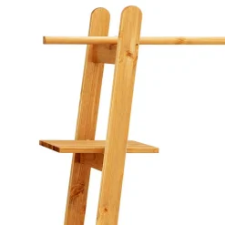 Wohnen Garderoben|Garderoben*Massivholz Garderobe stehend mit Ablagen - Bienno