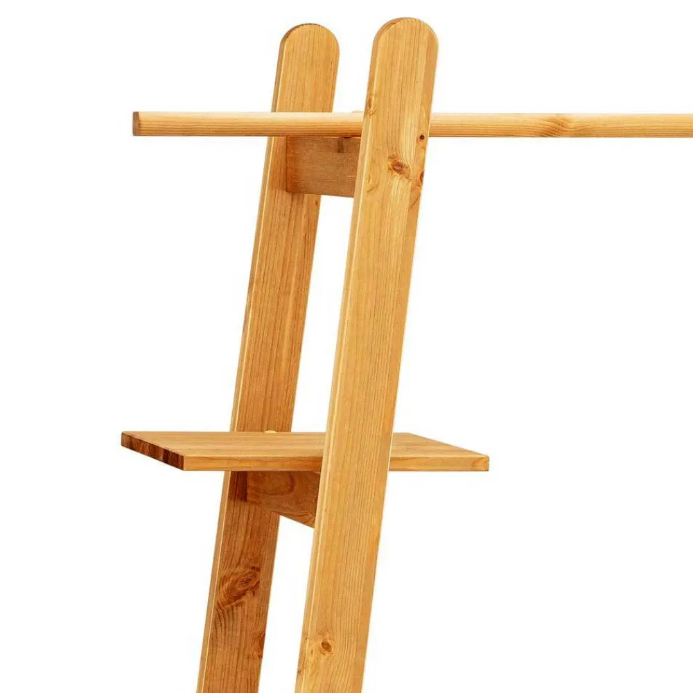 Wohnen Garderoben|Garderoben*Massivholz Garderobe stehend mit Ablagen - Bienno