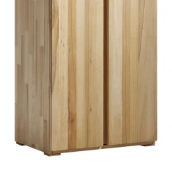 Wohnen Massivholz Garderobenschrank Leyrina aus Kernbuche geölt