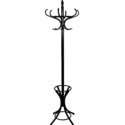 Wohnen Garderoben|Garderoben*Massivholz Garderobenständer in Schwarz - Wega