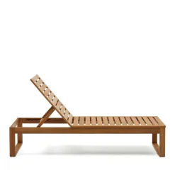 Wohnen Massivholz Gartenliege mit verstellbarem Kopfteil - Paddock