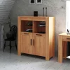 Wohnen Esszimmerschränke|Highboards*Massivholz Highboard Mosniak aus Kernbuche geölt