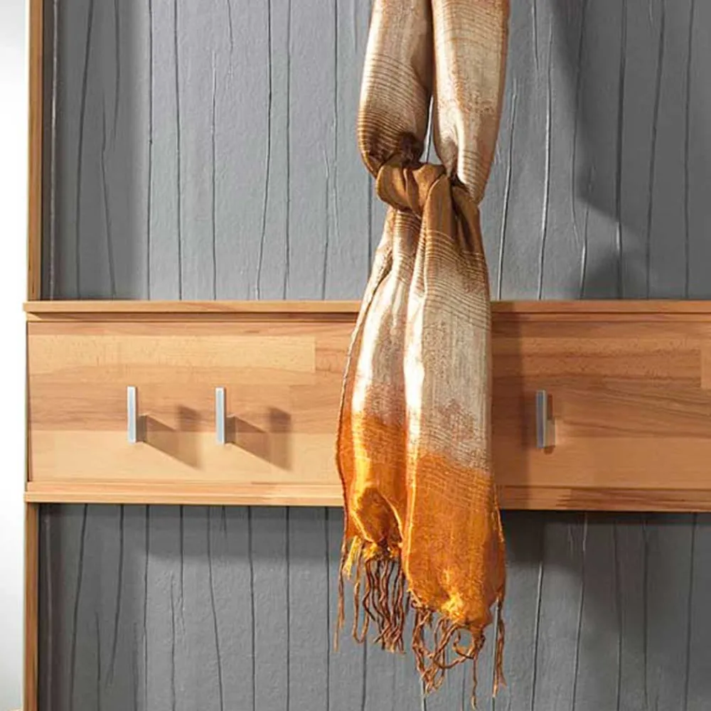 Wohnen Massivholz Hängegarderobe Coestra aus Kernbuche (zweiteilig)