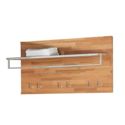 Wohnen Massivholz Hängegarderobe Coestra aus Kernbuche (zweiteilig)