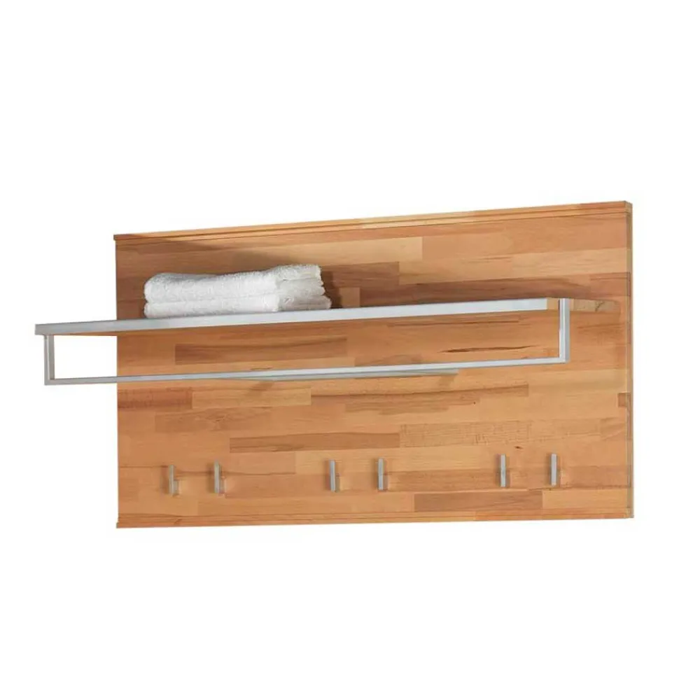 Wohnen Massivholz Hängegarderobe Coestra aus Kernbuche (zweiteilig)