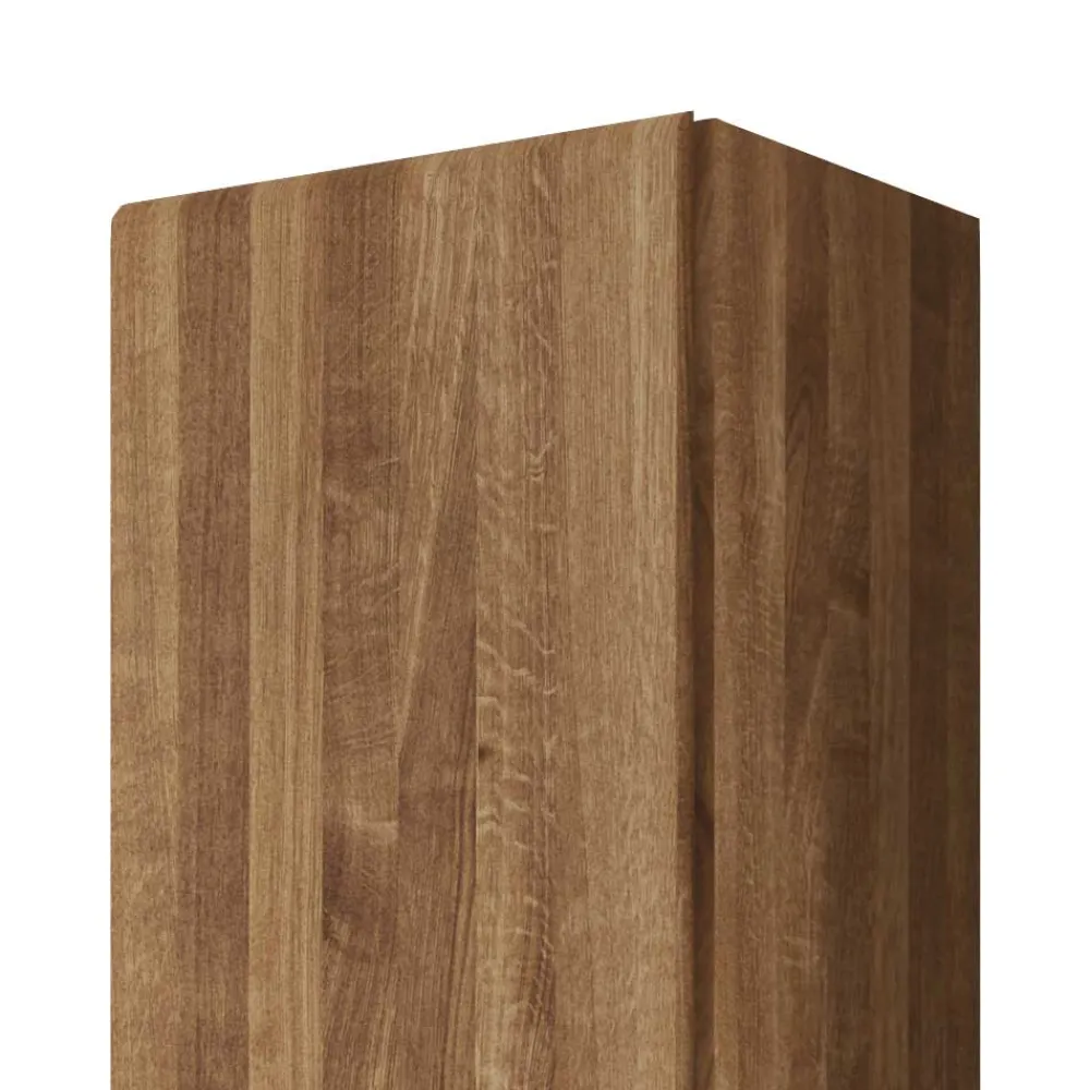 Wohnen Massivholz Hängeschrank Vaskov aus Wildeiche geölt
