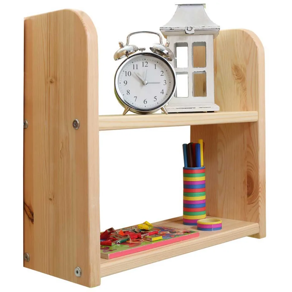 Wohnen Kindermöbel|Kinderbetten*Massivholz Kinderhochbett in Kieferfarben - Atomas