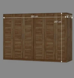 Wohnen Kleiderschränke|Kleiderschränke*Massivholz Kleiderschrank Cranos aus Wildeiche