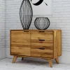 Wohnen Tv & Hifi-Möbel|Tv & Hifi-Möbel*Massivholz Kombi-Kommode in Natur geölt - Eavy I