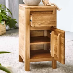 Wohnen Kommoden|Nachttische*Massivholz Kommode Uvinessa 1-türig mit Schublade