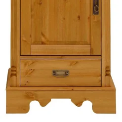 Wohnen Massivholz Landhausvitrine gebeizt & geölt - Fausanda