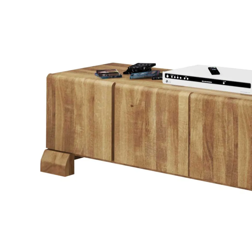 Wohnen Sideboards & Kommoden|Landhausmöbel*Massivholz Lowboard Vaskov aus Wildeiche geölt