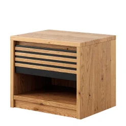 Wohnen Nachttische|Kommoden*Massivholz Nachtkommode aus Eiche zweifarbig - Agusto