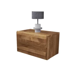 Wohnen Landhausmöbel|Kommoden*Massivholz Nachtkommode Vaskov aus Wildeiche geölt