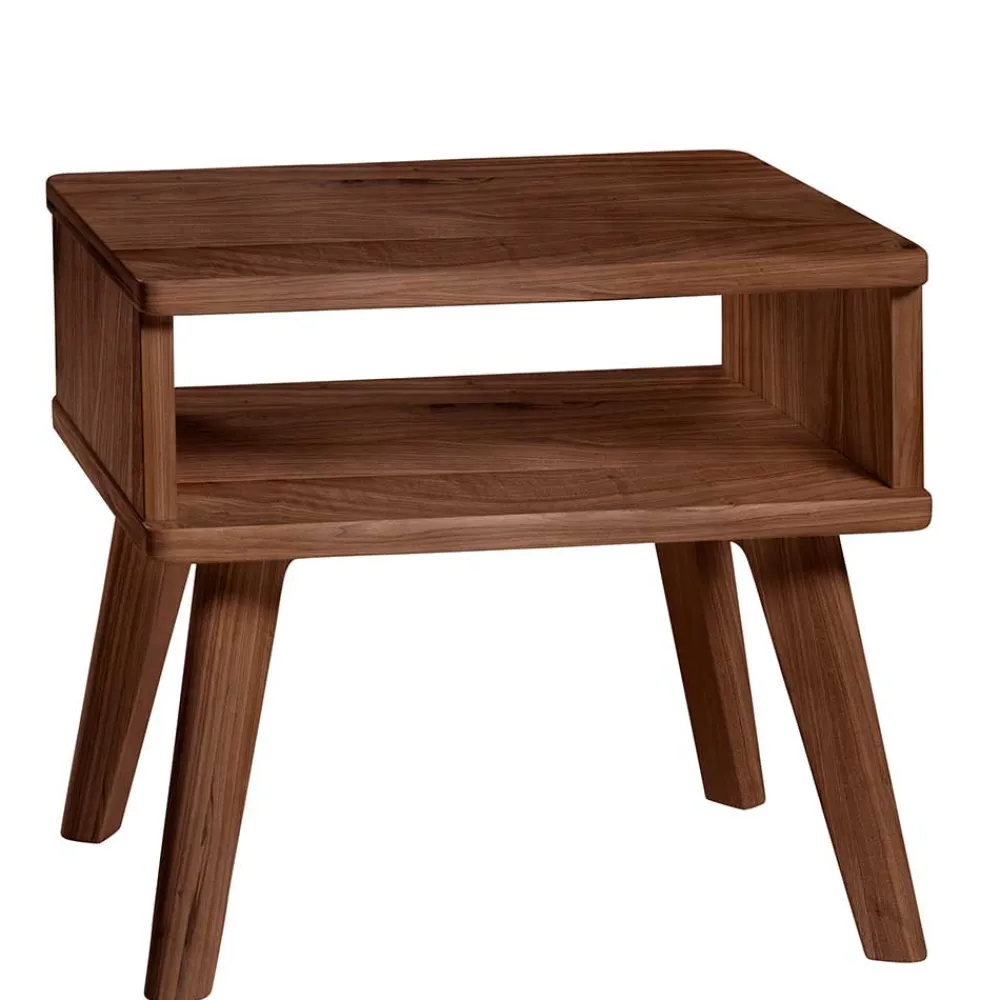 Wohnen Kommoden|Nachttische*Massivholz Nachtkonsole aus Nussbaum - Bordona