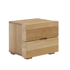 Wohnen Kommoden|Nachttische*Massivholz Nachttisch Sofie mit zwei Schubladen