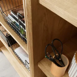 Wohnen Massivholz Office Regal für Aktenordner - Melanie